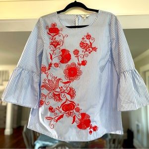 Crown & Ivy Women’s Striped Bouse